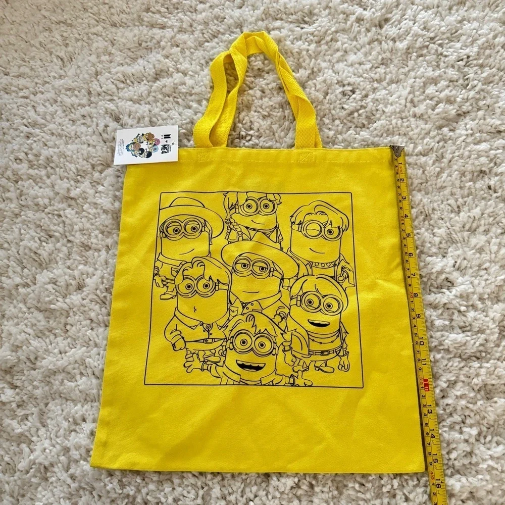 NEW BTS X Despicable Me 4 Canvas Tote Bag